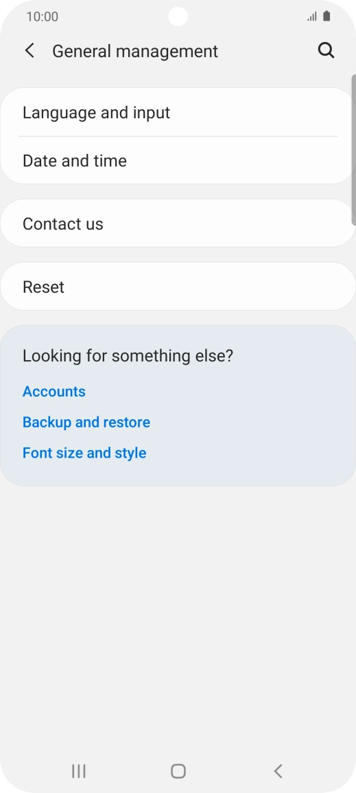 Press Date and time.