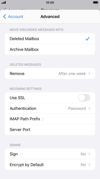 Press Authentication.