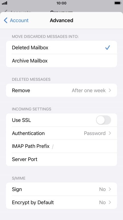 Press Authentication.