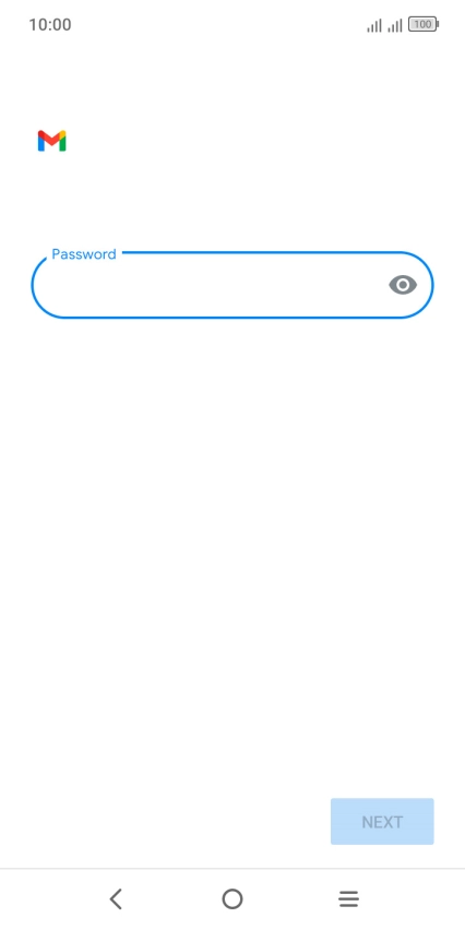 Press the field below 