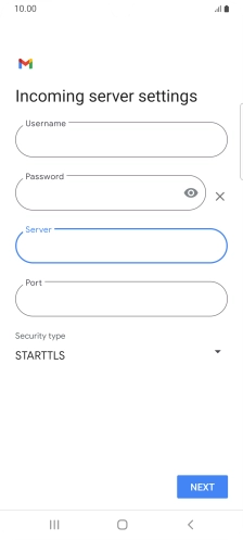 Press the field below 