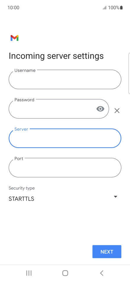 Press the field below 