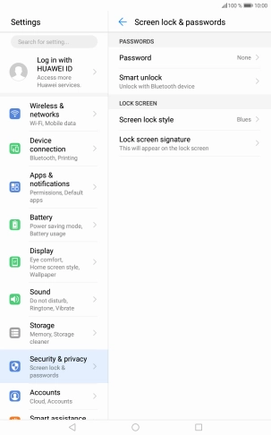 Press the Home key to return to the home screen.