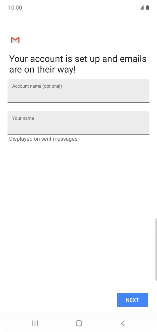 Press the field below 