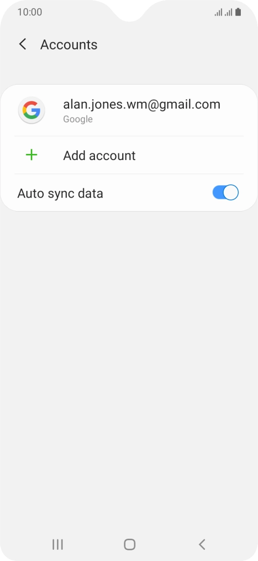 Press the Home key to return to the home screen.