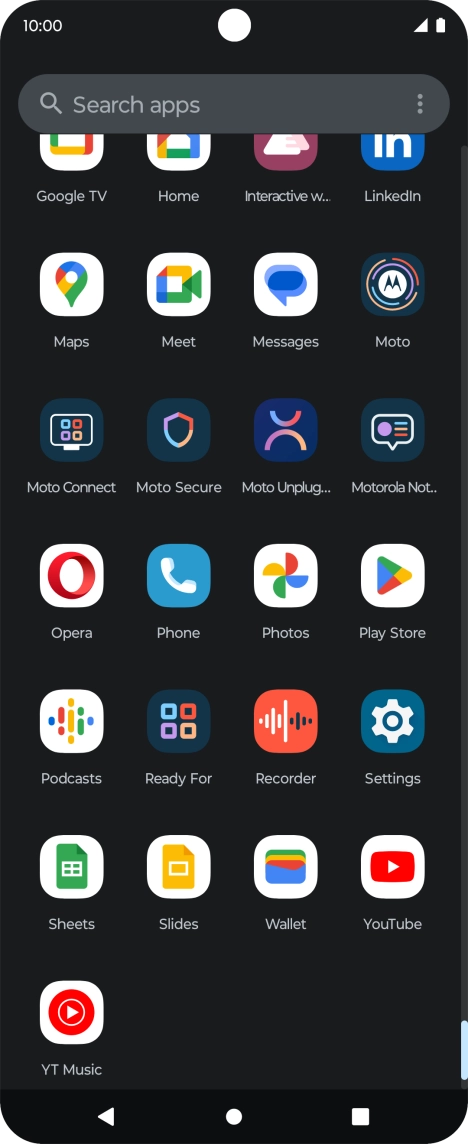 Press Photos and go to the required folder.
