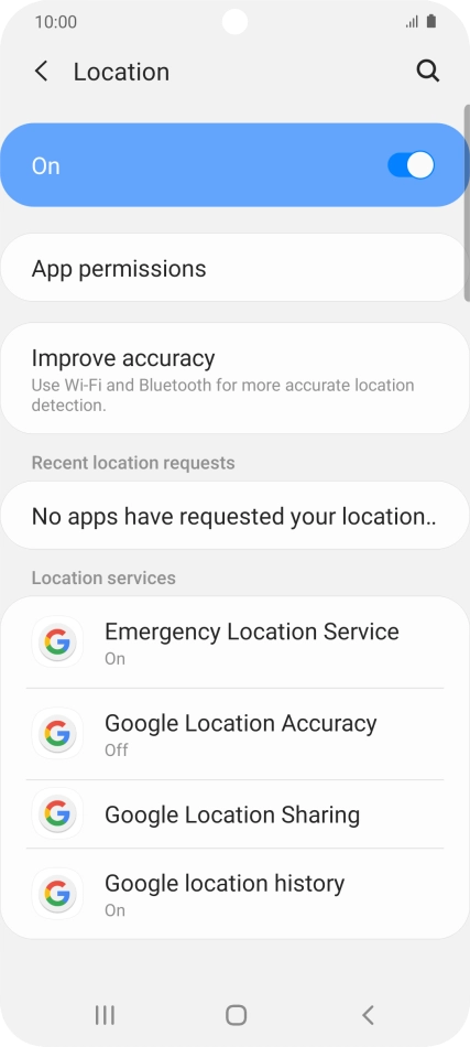 Press App permissions.