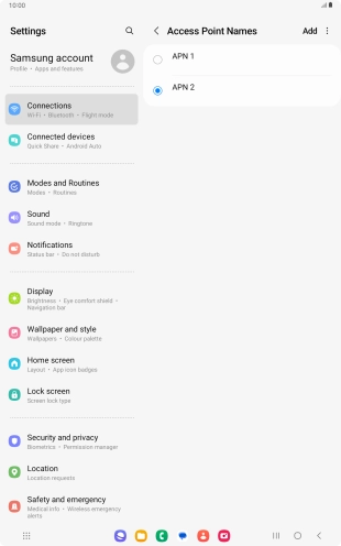 Press the Home key to return to the home screen.