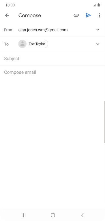 Press Subject and key in the required subject.