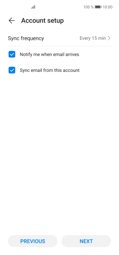Press Sync frequency.