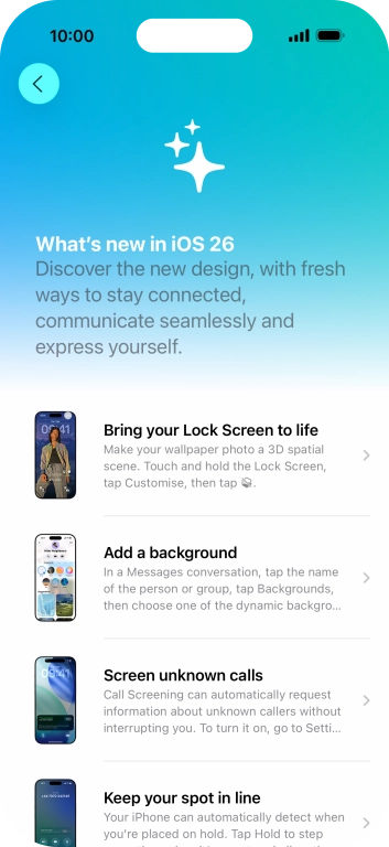 Slide your finger upwards starting from the bottom of the screen to return to the home screen.