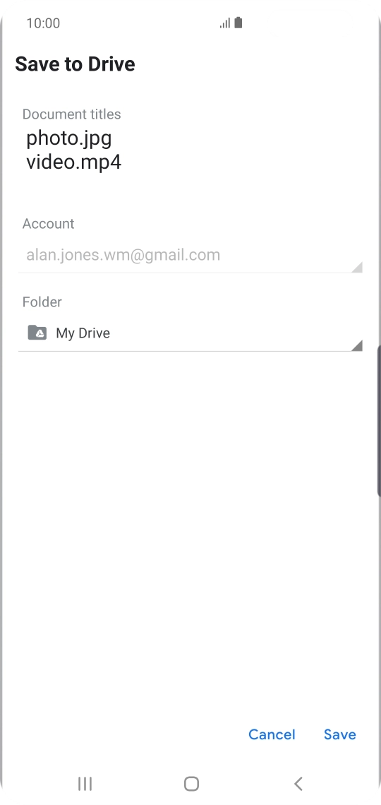 Press the field below 