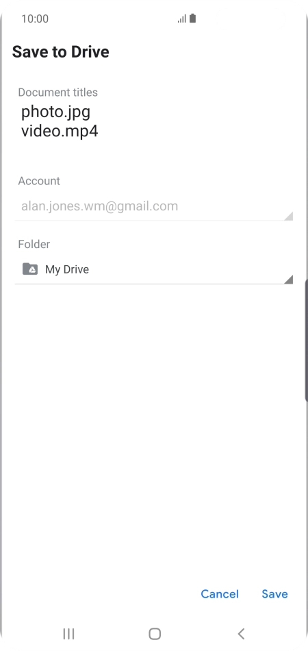 Press the field below 
