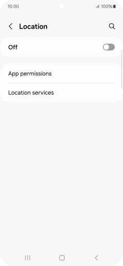 Press the indicator to turn the function on or off.
