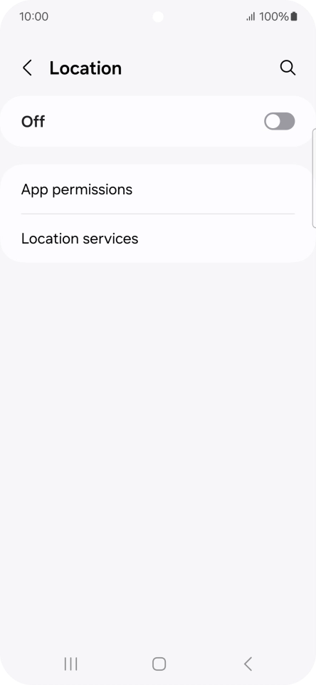 Press the indicator to turn the function on or off.