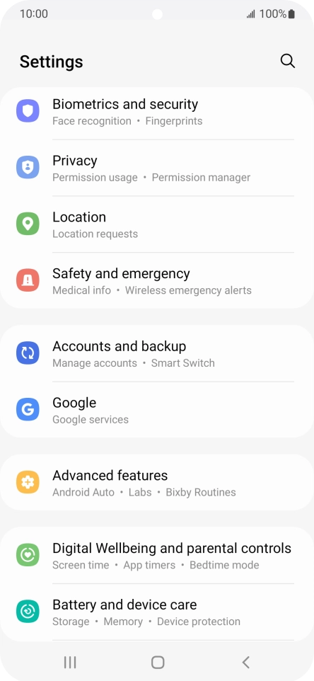 Press Accounts and backup.