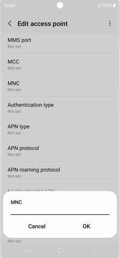 Key in 33 and press OK.