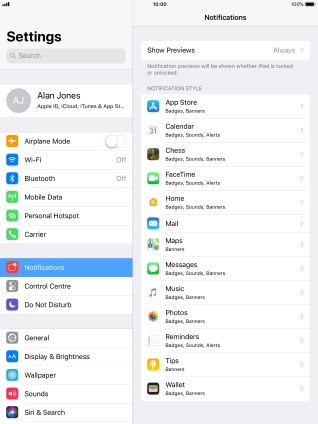 Press Show Previews.