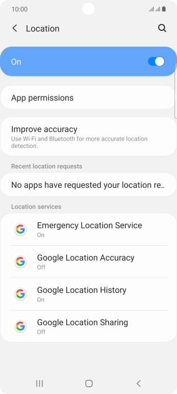 Press App permissions.