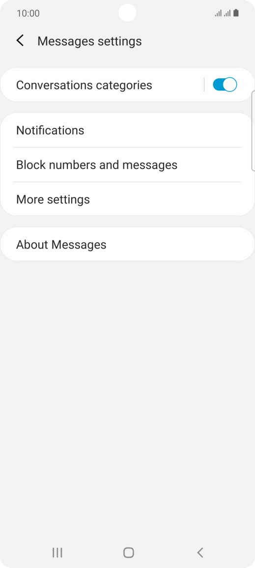Press More settings.