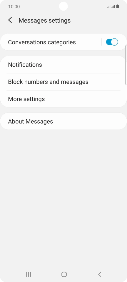 Press More settings.