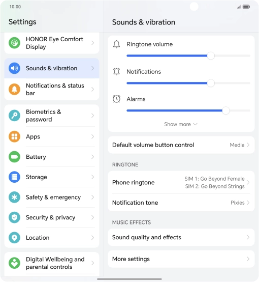 Press Phone ringtone.