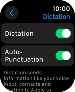 Press the Digital Crown twice to return to the home screen.