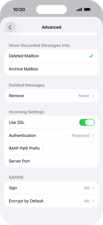 Press Authentication.