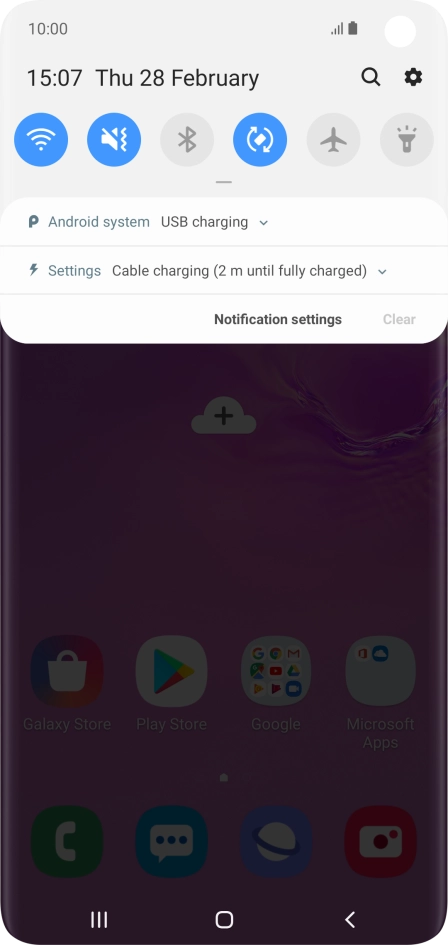Press Android system.