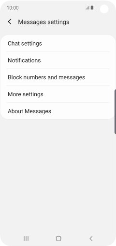Press More settings.