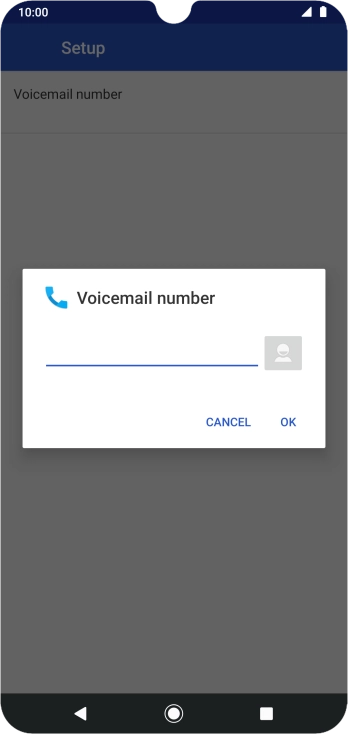 Key in +447953222222 and press OK.