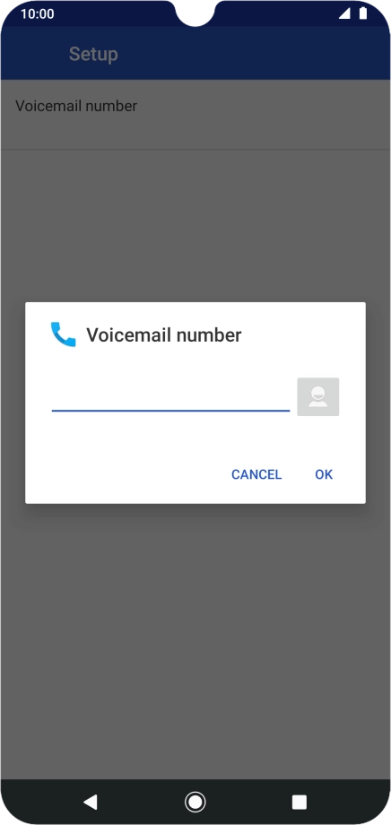 Key in +447953222222 and press OK.