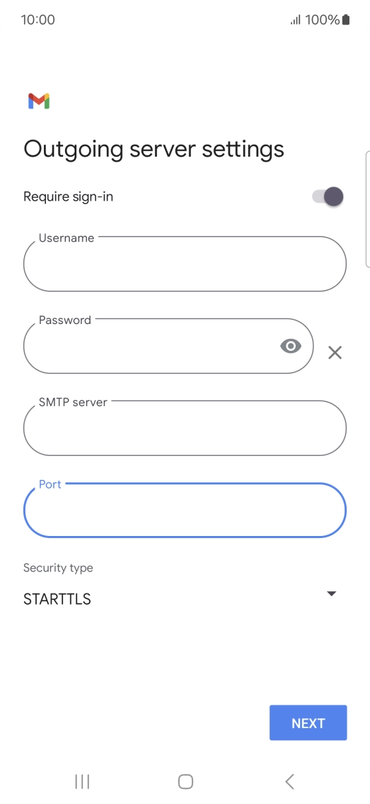 Press the drop down list below 