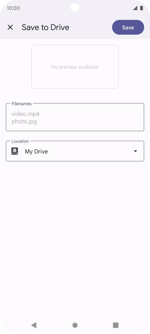 Press the field below 