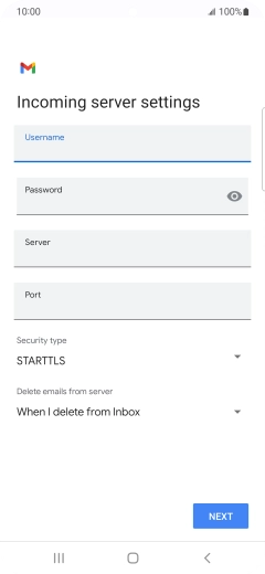 Press the field below 