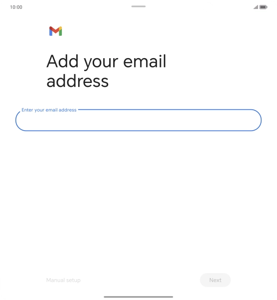 Press the field below 