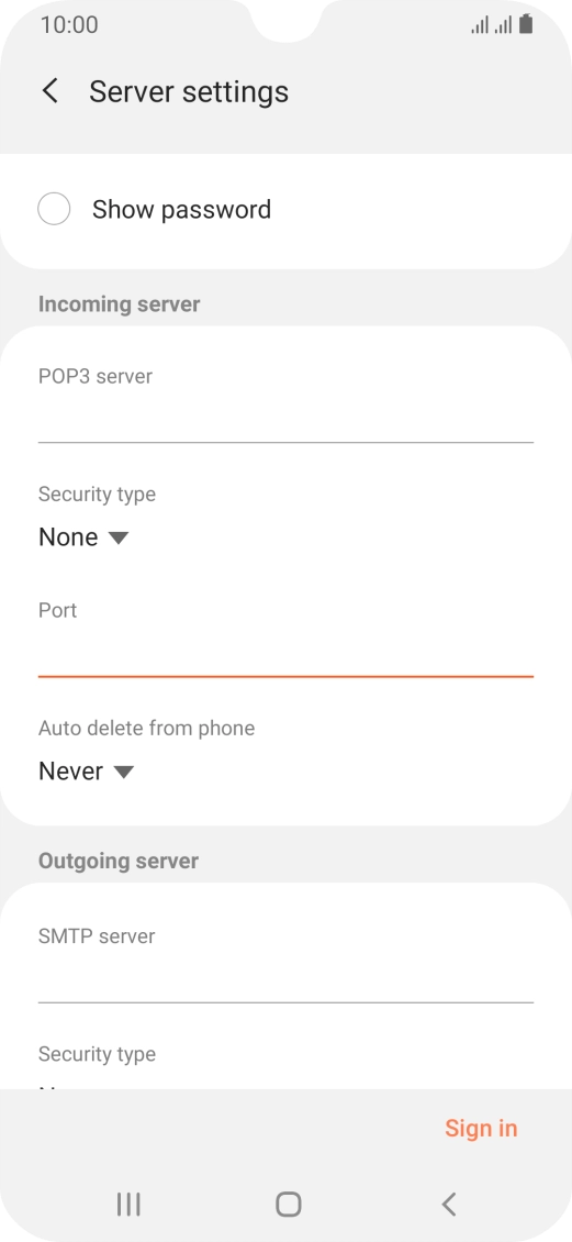 Press the drop down list below 