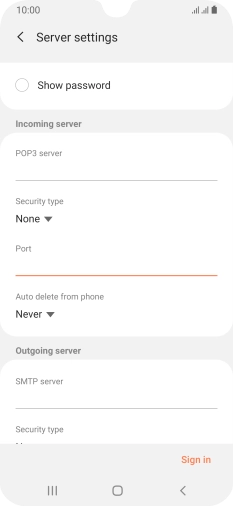 Press the drop down list below 