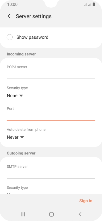 Press the drop down list below 