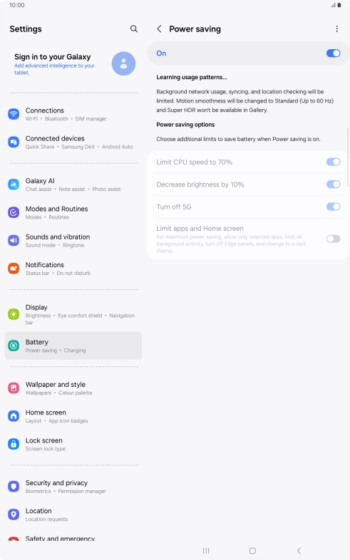 Press the Home key to return to the home screen.