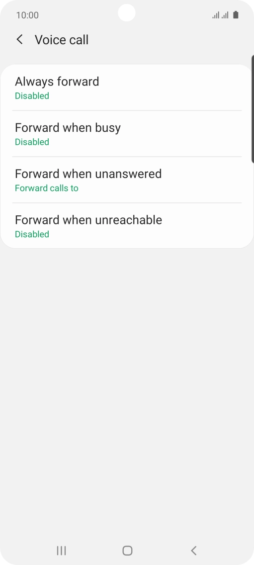 Press the Home key to return to the home screen.