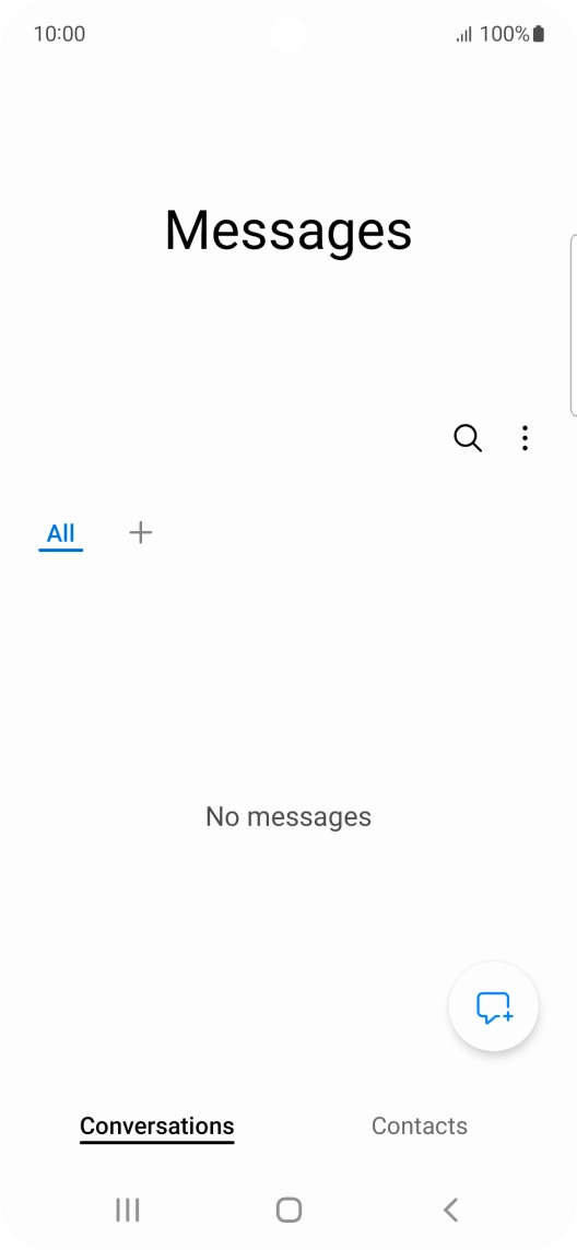 Press the new message icon.