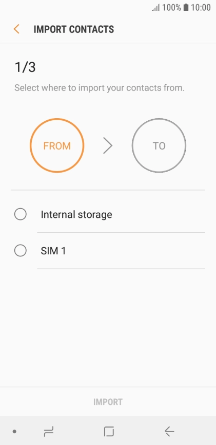 Press the name of the SIM.