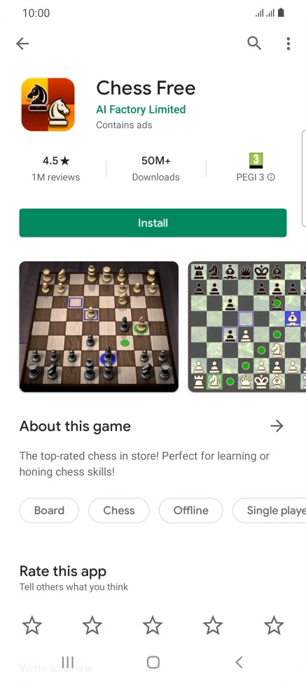 Press the Home key to return to the home screen.