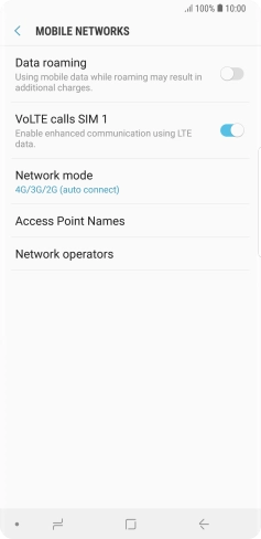 Press Access Point Names.