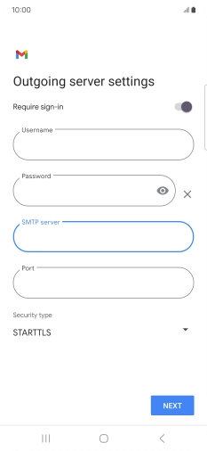 Press the field below 