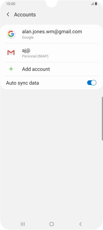 Press the Home key to return to the home screen.