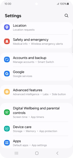 Press Accounts and backup.