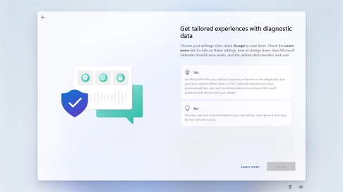 Click the required setting.