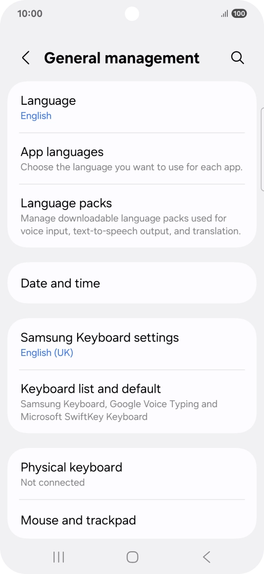 Press Date and time.
